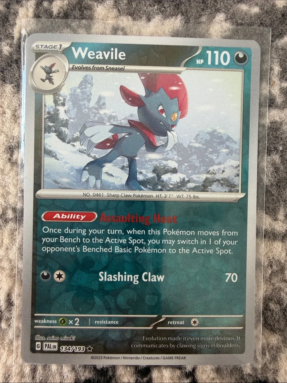 Sneasel Weavile Evolution Lot 5 Cards | Reverse Holo | ✨5/$25✨